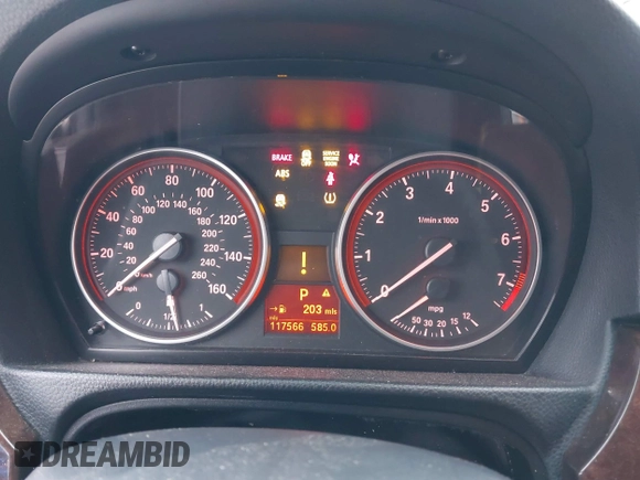 2011 BMW 3 Series 328i xDrive with VIN WBAPK5G50BNN30740, listed as a IAAI auction lot 41680514 with 117,566 mi miles and . Bid and sale history available at DreamBid. Image 7.