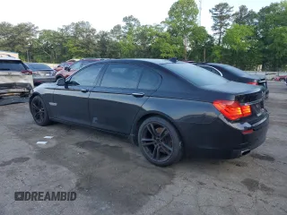 2012 BMW 7 Series 740Li with VIN WBAKB4C53CC576294, listed as a Copart auction lot 53401885 with 159,858 mi miles and Clean Title. Bid and sale history available at carsss.com. Image 2.