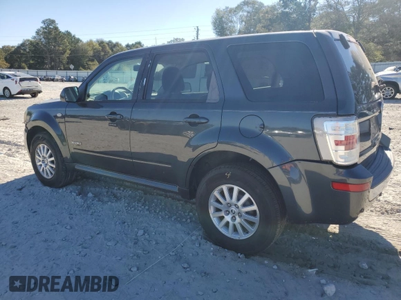 2008 Mercury Mariner Premier with VIN 4M2CU87108KJ08482, listed as a Copart auction lot 75769574 with 155,075 mi miles and Salvage Title. Bid and sale history available at carsss.com. Image 2.