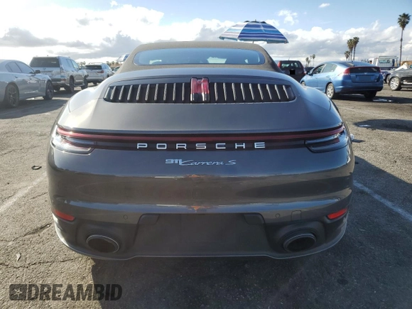 2023 Porsche 911 Carrera S with VIN WP0CB2A91PS248028, listed as a Copart auction lot 44021485 with 5,100 mi miles and Salvage Title. Bid and sale history available at carsss.com. Image 6.