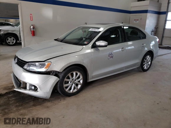 2012 Volkswagen Jetta Sedan SE w/Convenience & Sunroof PZEV with VIN 3VWBP7AJ2CM317507, listed as a Copart auction lot 45934375 with 100,152 mi miles and Salvage Title. Bid and sale history available at carsss.com. Image 1.