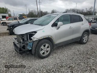 2017 Chevrolet Trax LT with VIN KL7CJPSB4HB156556, listed as a Copart auction lot 53871705 with 42,610 mi miles and Salvage Title. Bid and sale history available at carsss.com. Image 1.