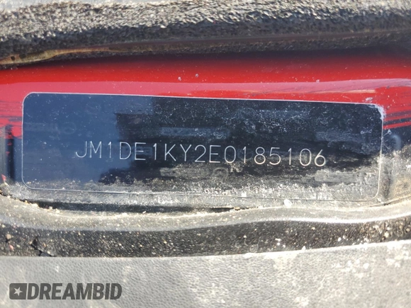 2014 Mazda 2 Sport with VIN JM1DE1KY2E0185106, listed as a Copart auction lot 47486205 with Not Provided miles and Salvage Title. Bid and sale history available at DreamBid. Image 13.