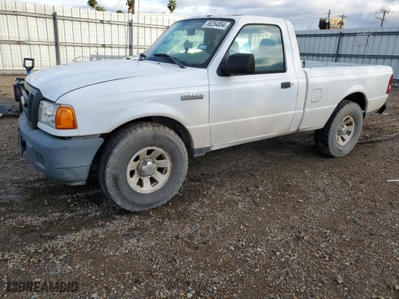 2007 Ford Ranger XL with VIN 1FTYR10D37PA15871, listed as a Copart auction lot 85254054 with 0 mi miles and Salvage Title. Bid and sale history available at carsss.com. Image 1.