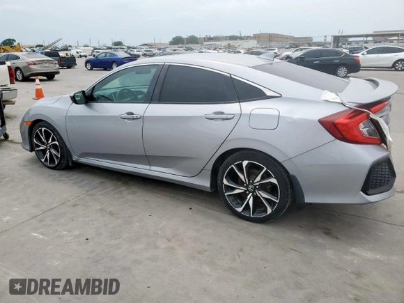 2017 Honda Civic Sedan Si with VIN 2HGFC1E51HH705216, listed as a Copart auction lot 53082385 with 77,093 mi miles and Salvage Title. Bid and sale history available at carsss.com. Image 2.