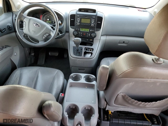2010 Kia Sedona EX with VIN KNDMH4C32A6337016, listed as a Copart auction lot 85886354 with 201,970 mi miles and Salvage Title. Bid and sale history available at carsss.com. Image 8.