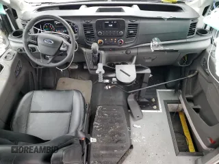 2023 Ford Transit with VIN 1FDAX2X84PKA86334, listed as a Copart auction lot 84940534 with 14,670 mi miles and Salvage Title. Bid and sale history available at DreamBid. Image 8.