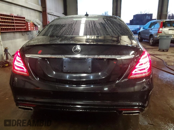 2017 Mercedes-Benz S 550 with VIN WDDUG8FB9HA312320, listed as a Copart auction lot 84599974 with 108,871 mi miles and Salvage Title. Bid and sale history available at carsss.com. Image 6.