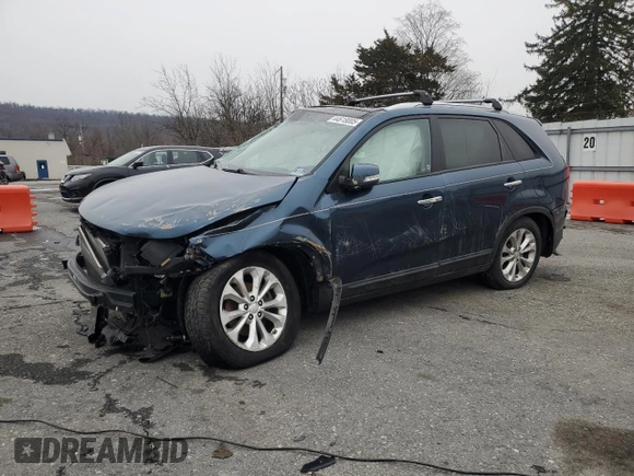 2015 Kia Sorento EX with VIN 5XYKU4A79FG595210, listed as a Copart auction lot 44618005 with 0 mi miles and Salvage Title. Bid and sale history available at carsss.com. Image 1.