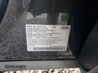 2023 Audi e-tron Premium with VIN WA1AAAGE3PB023323, listed as a Copart auction lot 69809524 with 31,564 mi miles and Salvage Title. Bid and sale history available at DreamBid. Image 14.