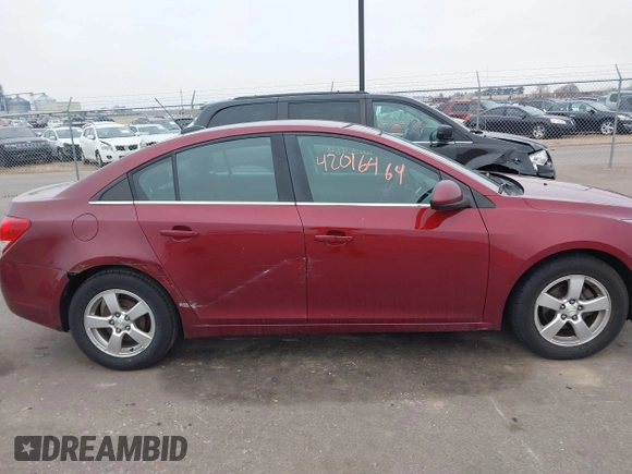 2015 Chevrolet Cruze LT with VIN 1G1PC5SB0F7255371, listed as a IAAI auction lot 42016464 with 55,214 mi miles and . Bid and sale history available at DreamBid. Image 14.
