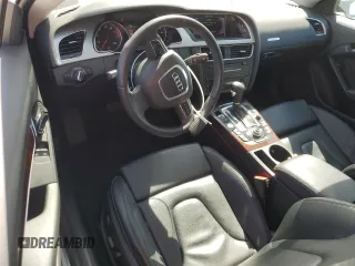 2012 Audi A5 2.0T Premium Plus with VIN WAULFAFRXCA013809, listed as a Copart auction lot 50455945 with 80,708 mi miles and Salvage Title. Bid and sale history available at carsss.com. Image 8.