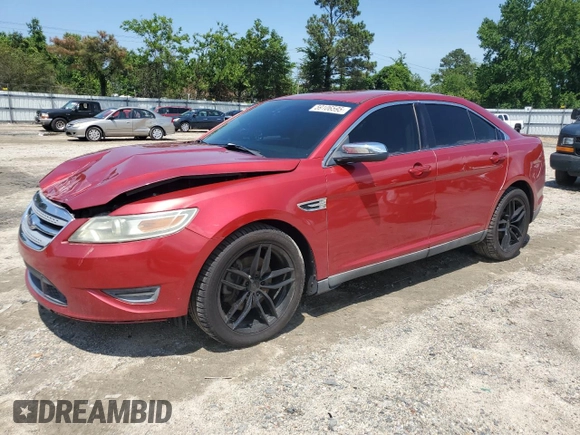 2010 Ford Taurus Limited z VIN 1FAHP2FW5AG148875, wystawiony jako Copart lot #59106595 z przebiegiem 218 500 mil mil oraz Szkoda całkowita • Salvage title. Historia ofert i sprzedaży dostępna na DreamBid. Obrazek 1.