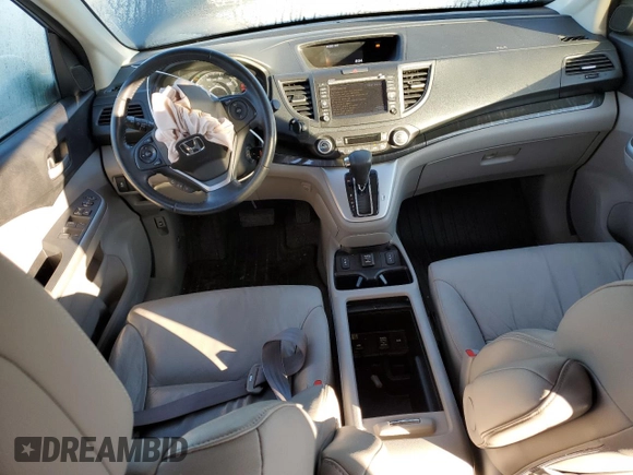 2012 Honda CR-V EX-L with VIN 2HKRM3H76CH505160, listed as a Copart auction lot 42185375 with 60,762 mi miles and Salvage Title. Bid and sale history available at carsss.com. Image 8.