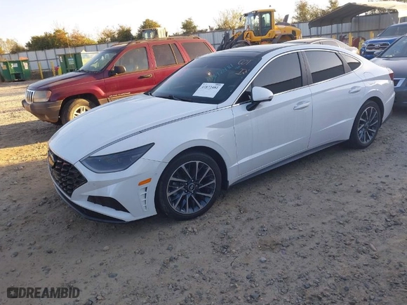 2020 Hyundai Sonata Limited with VIN 5NPEH4J25LH041852, listed as a IAAI auction lot 41872481 with 47,867 mi miles. Bid and sale history available at carsss.com. Image 2.