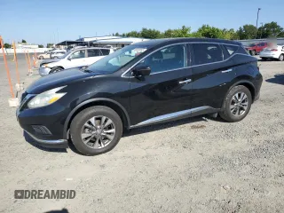 2016 Nissan Murano Platinum with VIN 5N1AZ2MG3GN112491, listed as a Copart auction lot 60330085 with 124,207 mi miles and Salvage title. Bid and sale history available at DreamBid. Image 1.