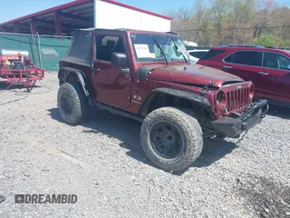 2008 Jeep Wrangler X z VIN 1J4FA24188L512955, wystawiony jako IAAI lot #41893696 z przebiegiem 213 230 mil mil oraz . Historia ofert i sprzedaży dostępna na DreamBid. Obrazek 1.