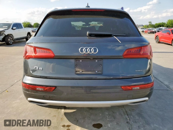 2019 Audi Q5 Premium Plus with VIN WA1BNAFY7K2052658, listed as a Copart auction lot 54954325 with 19,591 mi miles and Salvage title. Bid and sale history available at DreamBid. Image 6.