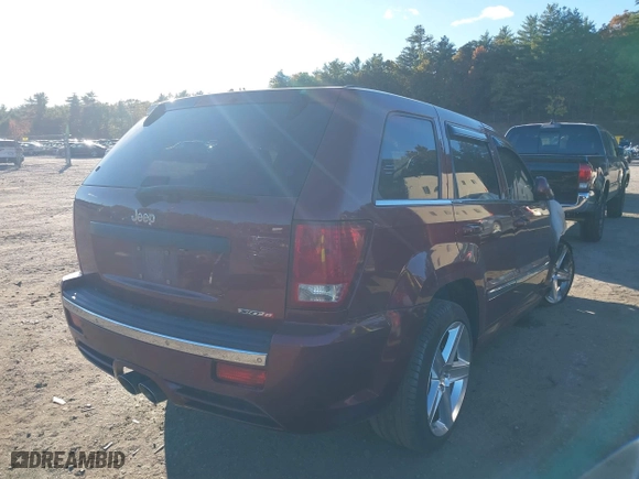 2007 Jeep Grand Cherokee SRT-8 with VIN 1J8HR78347C508876, listed as a IAAI auction lot 40535519 with 1 mi miles. Bid and sale history available at carsss.com. Image 4.