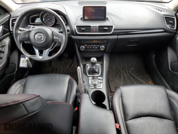 2015 Mazda 3 i Grand Touring z VIN JM1BM1M73F1221122, wystawiony jako Copart lot #50174635 z przebiegiem 95 234 mil mil oraz Nie do naprawy • Non repairable. Historia ofert i sprzedaży dostępna na DreamBid. Obrazek 8.