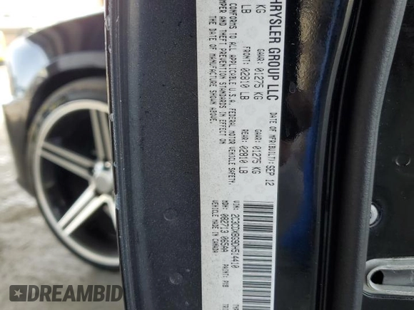 2013 Dodge Charger SE with VIN 2C3CDXBG9DH514410, listed as a Copart auction lot 54234975 with 85,359 mi miles and Salvage Title. Bid and sale history available at DreamBid. Image 12.