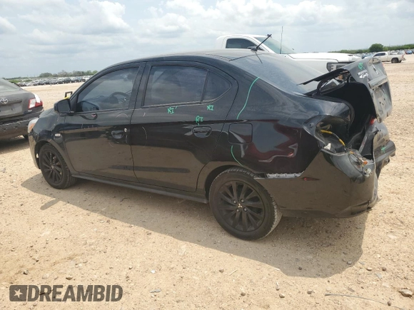 2020 Mitsubishi Mirage SE z VIN ML32F4FJ3LHF09283, wystawiony jako Copart lot #55152055 z przebiegiem 95 389 mil mil oraz Szkoda całkowita • Salvage title. Historia ofert i sprzedaży dostępna na DreamBid. Obrazek 2.