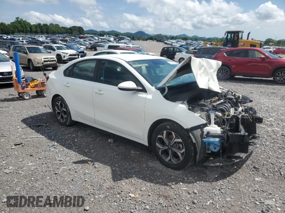 2019 Kia Forte LXS with VIN 3KPF24ADXKE011871, listed as a Copart auction lot 57485555 with 99,817 mi miles and Salvage title. Bid and sale history available at DreamBid. Image 4.