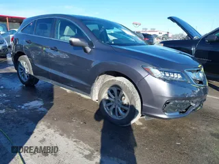 2018 Acura RDX w/Technology Pkg with VIN 5J8TB4H58JL005057, listed as a IAAI auction lot 41344858 with 123,803 mi miles. Bid and sale history available at carsss.com. Image 1.