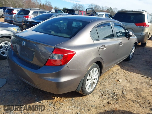 2012 Honda Civic EX with VIN 19XFB2F81CE380880, listed as a IAAI auction lot 41595729 with 118,286 mi miles and . Bid and sale history available at DreamBid. Image 4.