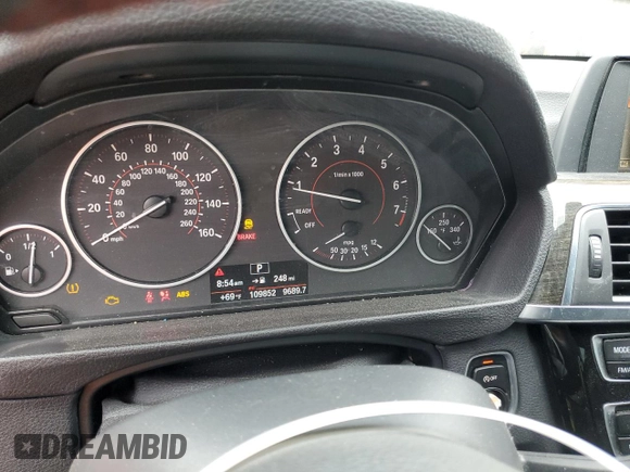 2017 BMW 3 Series 330i with VIN WBA8B9G52HNU48528, listed as a Copart auction lot 59442995 with 109,852 mi miles and Salvage title. Bid and sale history available at DreamBid. Image 9.