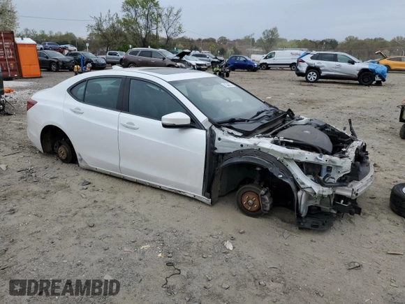 2019 Acura TLX w/A-Spec Pkg with VIN 19UUB3F66KA000513, listed as a Copart auction lot 52788825 with Not provided miles and Salvage title. Bid and sale history available at DreamBid. Image 4.