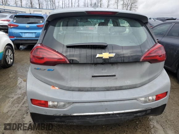 2020 Chevrolet Bolt EV LT with VIN 1G1FY6S07L4112268, listed as a Copart auction lot 40060623 with 34,578 mi miles. Bid and sale history available at carsss.com. Image 6.