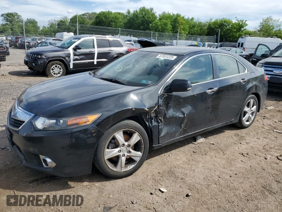 2011 Acura TSX with VIN JH4CU2F69BC015895, listed as a Copart auction lot 57551225 with 136,859 mi miles and Salvage title. Bid and sale history available at DreamBid. Image 1.