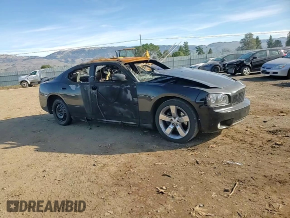 2009 Dodge Charger R/T with VIN 2B3LA53T99H553074, listed as a Copart auction lot 87439734 with 0 mi miles and Salvage Title. Bid and sale history available at carsss.com. Image 10.