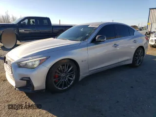 2019 Infiniti Q50 Red Sport 400 с VIN JN1FV7AP6KM761064, выставлен на аукционе Copart как лот 49688085 с пробегом 102 789 миль миль и Списание • Salvage title. История ставок и продаж доступна на DreamBid. Изображение 1.