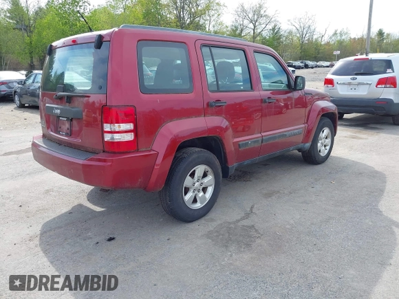 2012 Jeep Liberty Sport with VIN 1C4PJMAK0CW122555, listed as a IAAI auction lot 42210616 with 84,595 mi miles and . Bid and sale history available at DreamBid. Image 4.