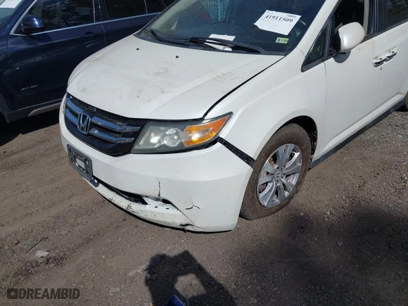 2016 Honda Odyssey EX-L with VIN 5FNRL5H62GB051628, listed as a IAAI auction lot 41911509 with 128,281 mi miles. Bid and sale history available at carsss.com. Image 6.