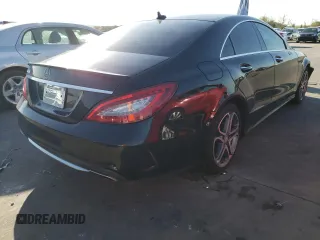 2015 Mercedes-Benz CLS-Class CLS 400 with VIN WDDLJ6FB5FA136400, listed as a Copart auction lot 62780582 with 124,661 mi miles. Bid and sale history available at carsss.com. Image 4.