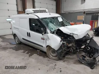 2016 Ram ProMaster City Cargo Tradesman with VIN ZFBERFAT0G6B27819, listed as a IAAI auction lot 41613797 with 58,649 mi miles. Bid and sale history available at carsss.com. Image 1.