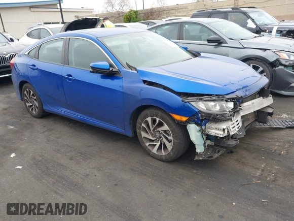 2017 Honda Civic Sedan EX with VIN 2HGFC2F72HH535812, listed as a IAAI auction lot 41894793 with 124,594 mi miles. Bid and sale history available at carsss.com. Image 1.