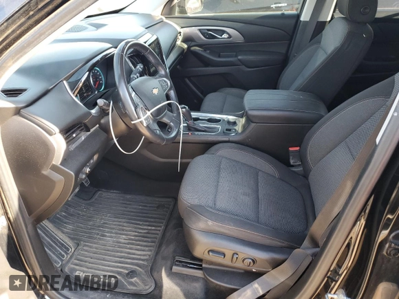 2018 Chevrolet Traverse LT Cloth with VIN 1GNERGKW6JJ263280, listed as a Copart auction lot 59155255 with 86,255 mi miles and Salvage title. Bid and sale history available at DreamBid. Image 7.