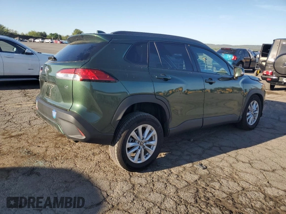 2024 Toyota Corolla Cross LE with VIN 7MUCAAAG1RV095485, listed as a Copart auction lot 54588355 with 4,210 mi miles and Salvage title. Bid and sale history available at DreamBid. Image 3.