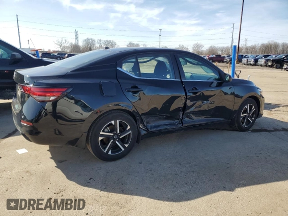2024 Nissan Sentra SV with VIN 3N1AB8CV4RY285828, listed as a Copart auction lot 51941525 with 4,267 mi miles and Non Repairable. Bid and sale history available at DreamBid. Image 3.