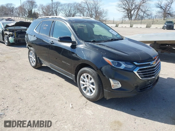 2019 Chevrolet Equinox LT with VIN 3GNAXUEV0KL196305, listed as a IAAI auction lot 41918613 with 66,146 mi miles and . Bid and sale history available at DreamBid. Image 1.