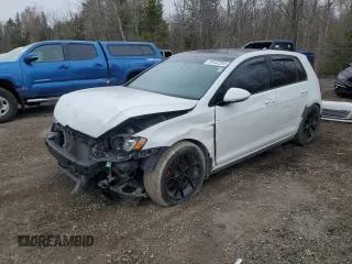 2015 Volkswagen Golf GTI Autobahn with VIN 3VW4T7AUXFM001694, listed as a Copart auction lot 50452585 with 253,862 mi miles and Salvage Title. Bid and sale history available at carsss.com. Image 1.