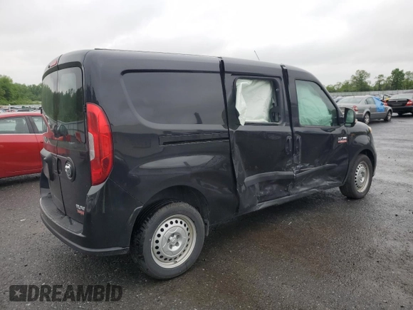 2022 Ram ProMaster City Cargo Tradesman with VIN ZFBHRFAB3N6X32996, listed as a Copart auction lot 57063825 with Not provided miles and Salvage title. Bid and sale history available at DreamBid. Image 3.