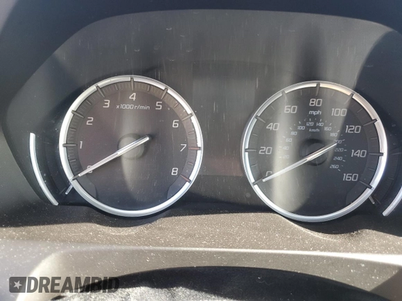 2017 Acura TLX V6 w/Technology Pkg with VIN 19UUB3F58HA002022, listed as a Copart auction lot 75129424 with Not provided miles and Salvage title. Bid and sale history available at DreamBid. Image 9.
