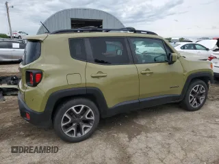 2015 Jeep Renegade Latitude with VIN ZACCJABT4FPB94039, listed as a Copart auction lot 55225915 with 169,914 mi miles and Salvage Title. Bid and sale history available at DreamBid. Image 3.