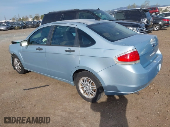 2009 Ford Focus SE with VIN 1FAHP35N29W159641, listed as a IAAI auction lot 41738227 with 1 mi miles. Bid and sale history available at carsss.com. Image 3.