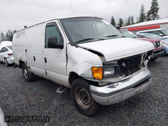2004 Ford Econoline Cargo with VIN 1FTSS34L84HA56056, listed as a IAAI auction lot 41235862 with 215,095 mi miles and . Bid and sale history available at DreamBid. Image 1.